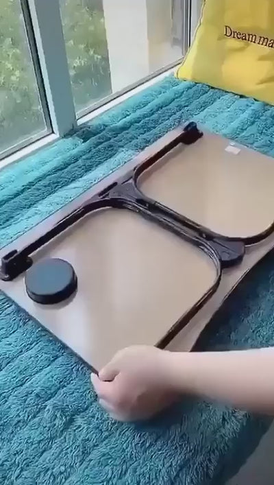 Wooden laptop table