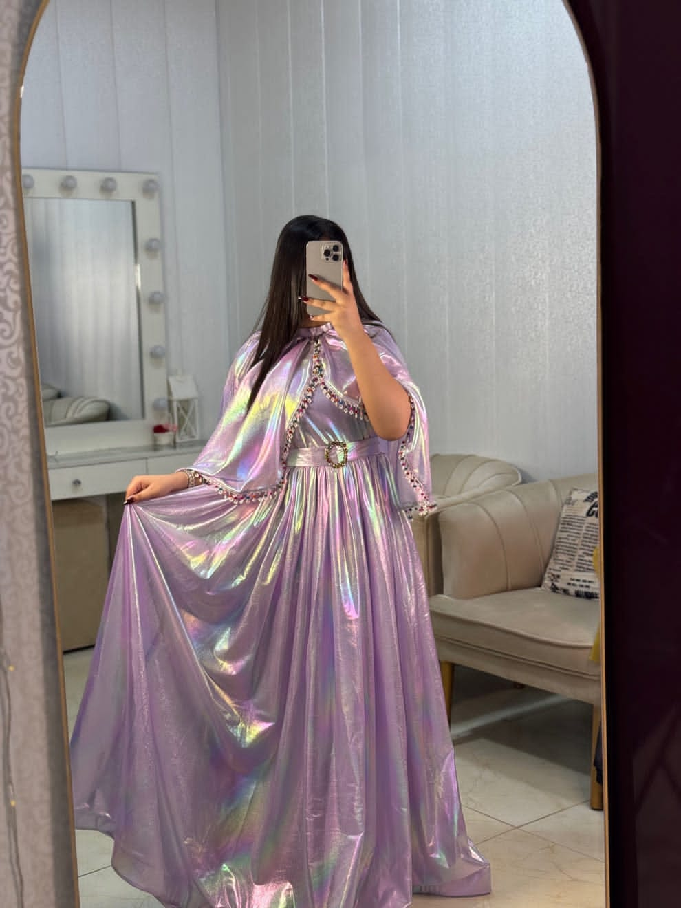 Rainbow moonlight maxi with upper