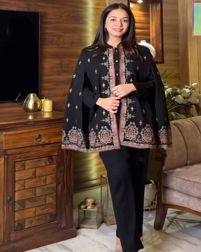 Eid collection 3pc embroidery dress