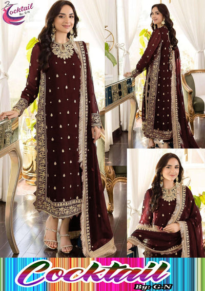 3pc heavy embroidery dress